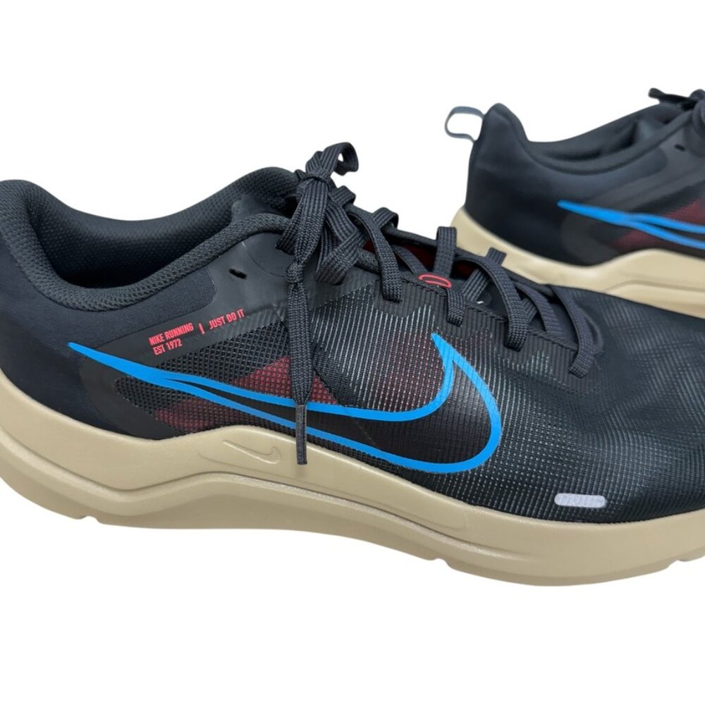 Nike Running Downshifter 12 Dark Smoke Grey/Blue sneakers Men's Size 13 - Picture 5 of 9